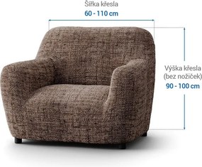 Gaico Huse bielastice VITTORIA maro fotoliu (l. 60 - 110 cm)