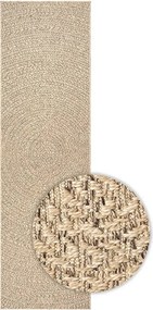 vidaXL Covor ZIZUR aspect iută, 80x250 cm, pentru interior și exterior