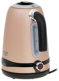 Ceainic electric cu mentenanta termica Adler, 1,7 L, 2200W, Setare 40-100°C, Auriu