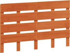 vidaXL Tăblie de pat, maro ceruit, 120 cm, lemn masiv de pin