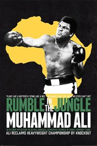 Poster Muhammad Ali - Rumble in the Jungle, (61 x 91.5 cm)