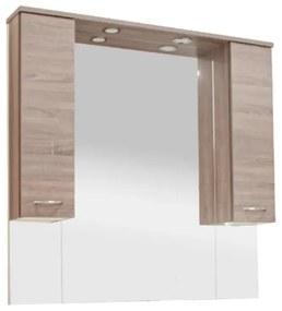 Dulap suspendat pentru baie Vanessa 105, lemn de ulm Rauna