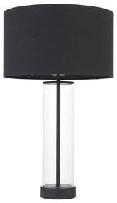 Endon 100440 - Lampă de masă cu dimmer LESSINA 1xE27/10W/230V neagră