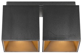 Corp aplicat cu 2 spoturi design modern ETHAN negru