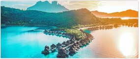 Tablou - Bora Bora (120x50 cm)