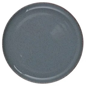 Set de masă 24 piese, porțelan, albastru