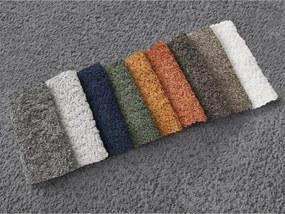 Colțar gri extensibil/cu spațiu de depozitare cu tapițerie din țesătură bouclé (cu colț pe partea dreaptă/cu șezlong) Montaigne – Bobochic Paris