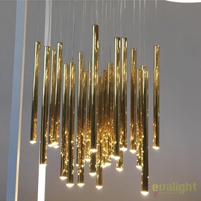 Lustra LED dimabila design Premium Class Quality 62cm ORGANIC FAT GOLD P0242 MX