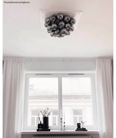 Plafonieră ByRydens 4202240-4505 GROSS 6xG9/5W/230V fumuriu/negru