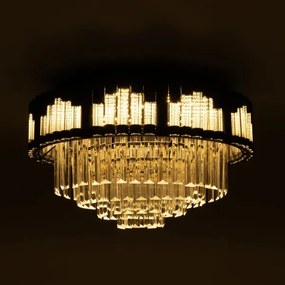 BRILAGI - Plafonieră LED dimabilă CROWN LED/41W/230V diam. 48 cm neagră + telecomandă