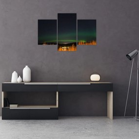 Tablou cu aurora borealis (90x60 cm)
