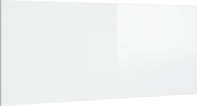 vidaXL Tăblie de pat,alb extralucios, 200x1,5x80 cm, lemn prelucrat
