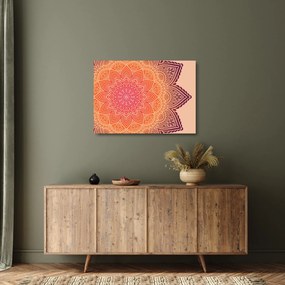 Tablou pe sticlă - Mandala artă (70x50 cm)
