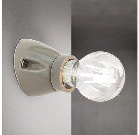 Orion - Aplica de perete FROST 1xE27/60W/230V gri