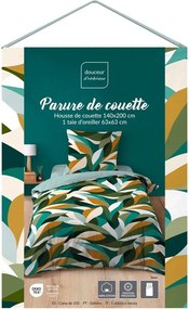 Lenjerie de pat din bumbac pentru pat de o persoană 140x200 cm Swan – douceur d'intérieur