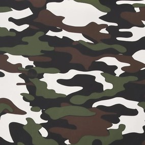 Scaun de jocuri, negru si camuflaj, piele ecologica 1, black and camouflage, Fara suport de picioare