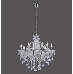 Lustră de cristal pe lanț Paul Neuhaus 3081-00 GRACIA 8xE14/40W/230V
