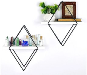 Raft decorativ de perete Duvelo 15 (alb) . 1093637