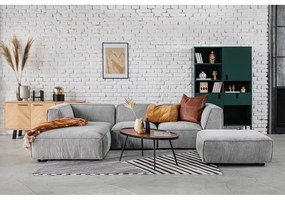 Modul de colț pentru canapea Bonami Selection Fairfield, gri deschis