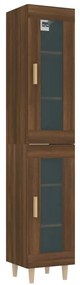3115411 vidaXL Dulap înalt, stejar maro, 34,5x34x180 cm, lemn prelucrat