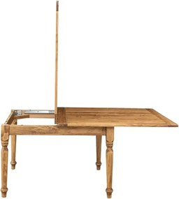 Masa pliabila, L120(240) 120 H80 cm, culoare natur, Lemn masiv