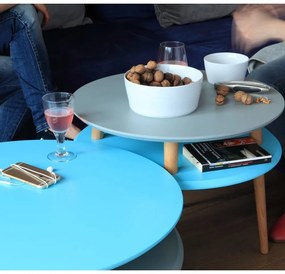 Măsuță de cafea Ragaba UFO Ø 57 cm, roz