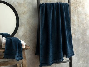 Bumbac Prosop De Baıe 70x140 Cm Bleumarin