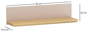Raft de perete Indices 2 (taupe + stejar pietros). 1116876