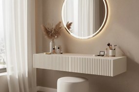 Măsuță de toaletă suspendată cu sertare Nicole 100 cm - cashmere mat