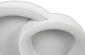 Plafoniera LED CCT cu telecomanda AREA 2 alb