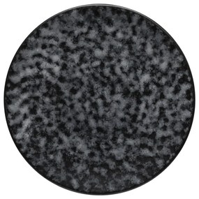 Farfurie neagră/gri pentru desert din gresie ø 22 cm Roda – Costa Nova