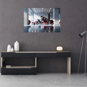 Tablou - Spațiu 3D cu bile II. (90x60 cm)
