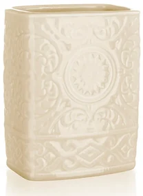 Pahar pentru periuţe de dinţi din ceramică, bej