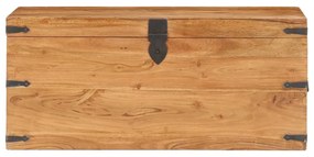 289641 vidaXL Cufăr, 90 x 40 x 40 cm, lemn masiv de acacia