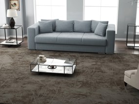 Canapea extensibilă dumonde cu ladă de depozitare si sezut confortabil din spuma high-density, Gloria Zoom Grey 240x100 cm