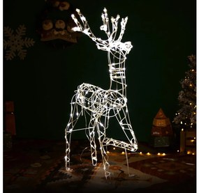 Brilagi - Decorațiune LED de Crăciun pentru exterior LED/3,6W/31/230V 2700K 105 cm IP44 ren