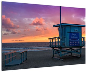 Tablou de pe plaja Santa Monica (90x60 cm)