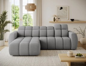 Colțar extensibil electric ELTAP Fanito Stânga 288x200 cm | Funcție pat 84x232 | Tetieră reglabilă | Design premium (Culoare: Alb / Royal 01)