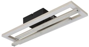 Plafoniera LED design HIGHWAY negru/nickel