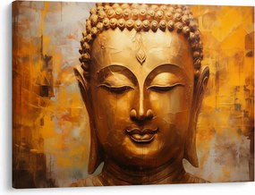 Tablou - Buddha, pictură în ulei (70x50 cm)