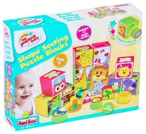 Cuburi inserare plastic 12buc într-o cutie 30x23x7cm