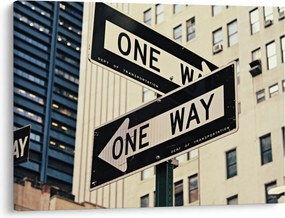 Tablou - New York ONE WAY (70x50 cm)