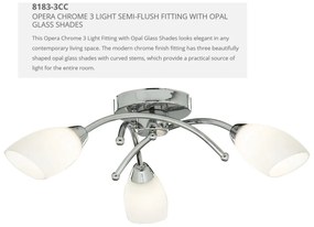 Lustra clasica aplicata Opera 3L crom 8183-3CC SRT