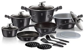 Set oale marmorate 18 piese Berlinger Haus Carbon Pro BH 6887