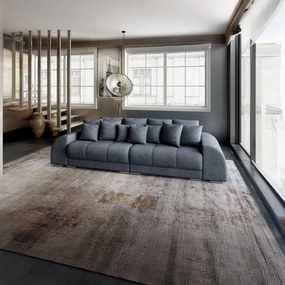 Canapea extensibilă dumonde cu 2 lăzi de depozitare si sezut confortabil din spuma high-density, Verona Enjoy Antracit 310x100 cm