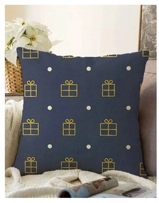 Față de pernă 43x43 cm cu model de Crăciun – Mila Home