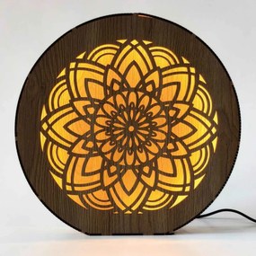 SENTOP | Lampă din lemn cu intensitate reglabilă Mandala | HEARF