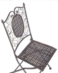 Set 2 buc. scaune de grădină Beatriz (negru). 1035742