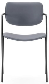 Scaune de dining gri-închis 2 buc. Maika – Marckeric