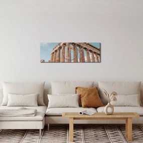 Tablou - Akropolis antic (cu ceas) (90x30 cm)
